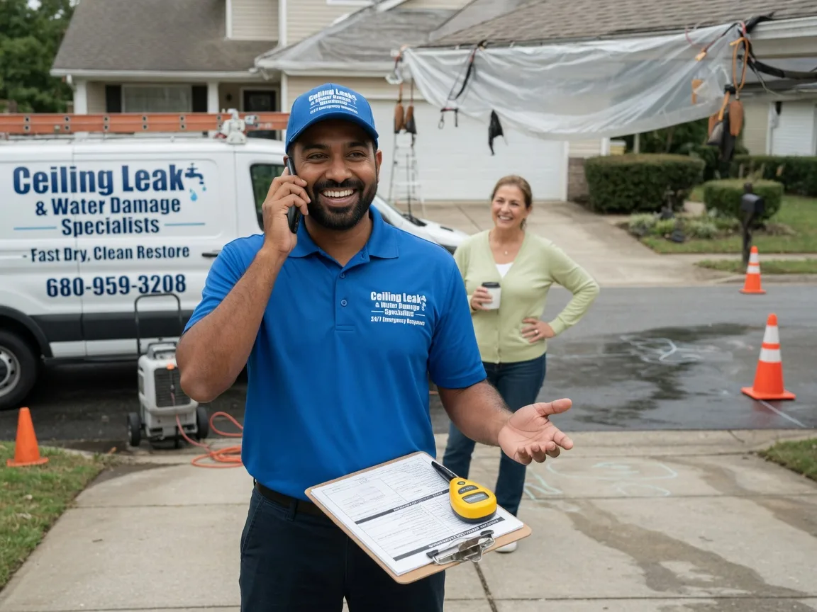 Ceiling Leak Cleanup Tryon, NC FAQs